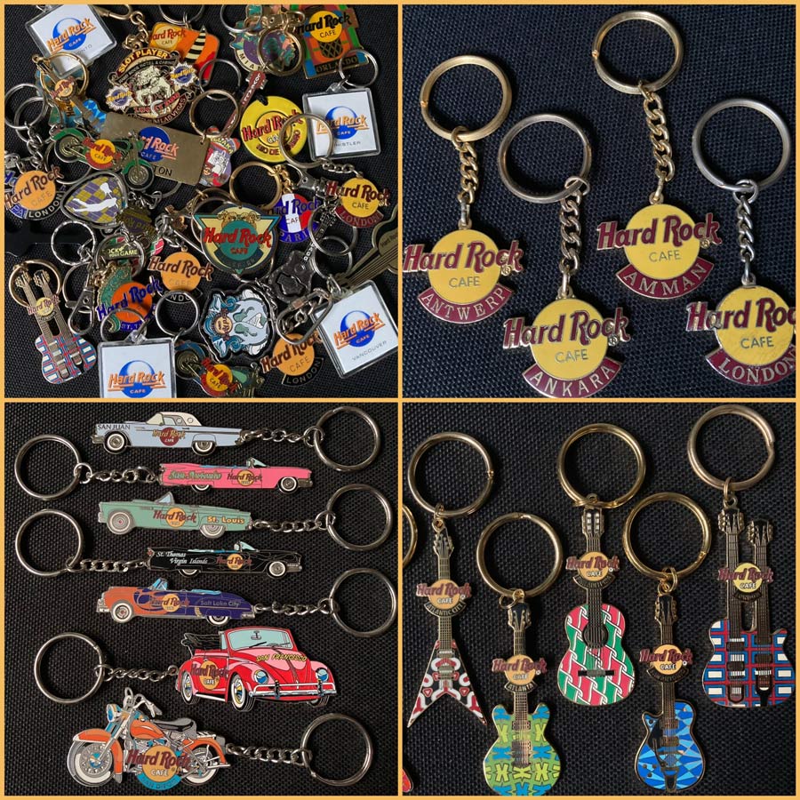 Hard Rock Cafe Keychains