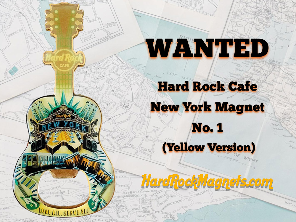 You are currently viewing Looking For Yellow Hard Rock Cafe New York Magnet