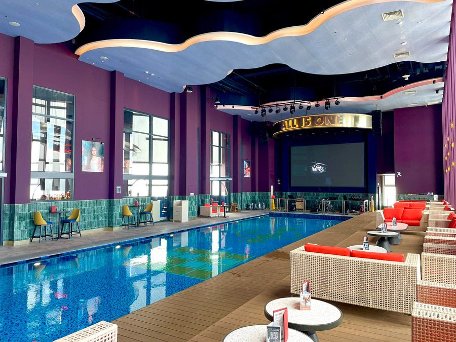 Pool area inside HRC Genting Highlands