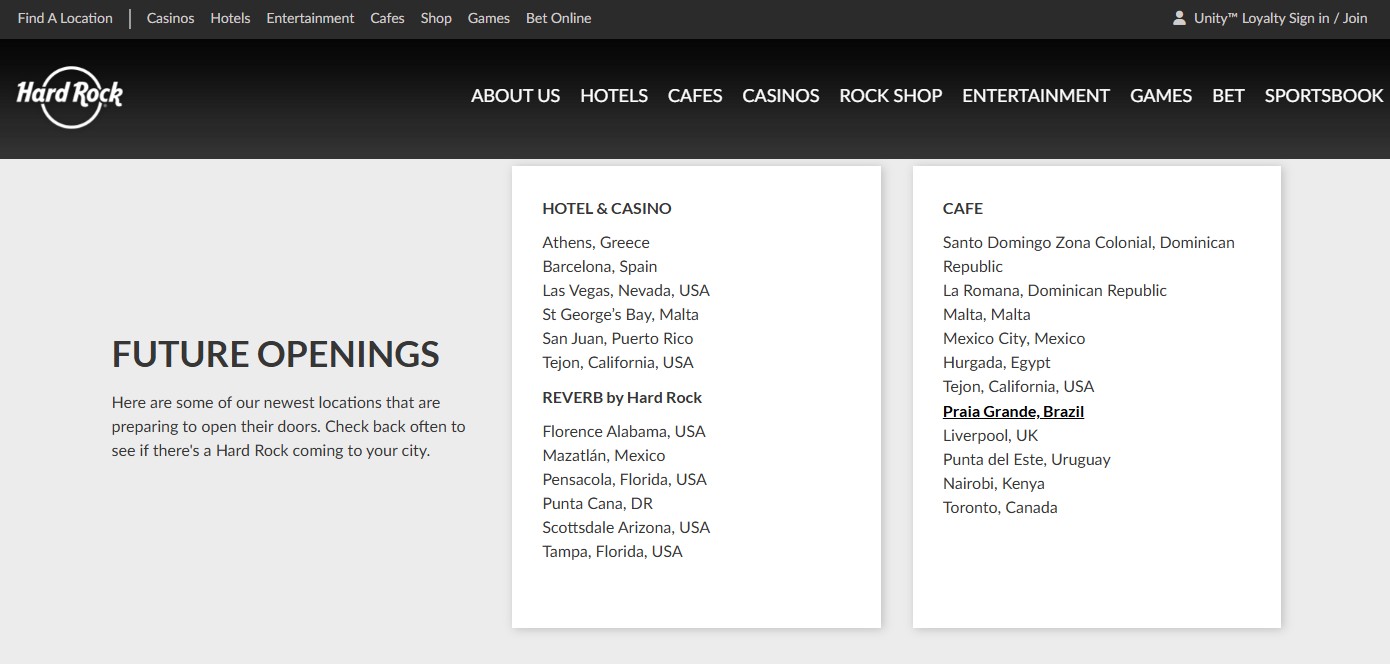 Hard Rock Cafe Liverpool - Official anouncement on hardrock.com