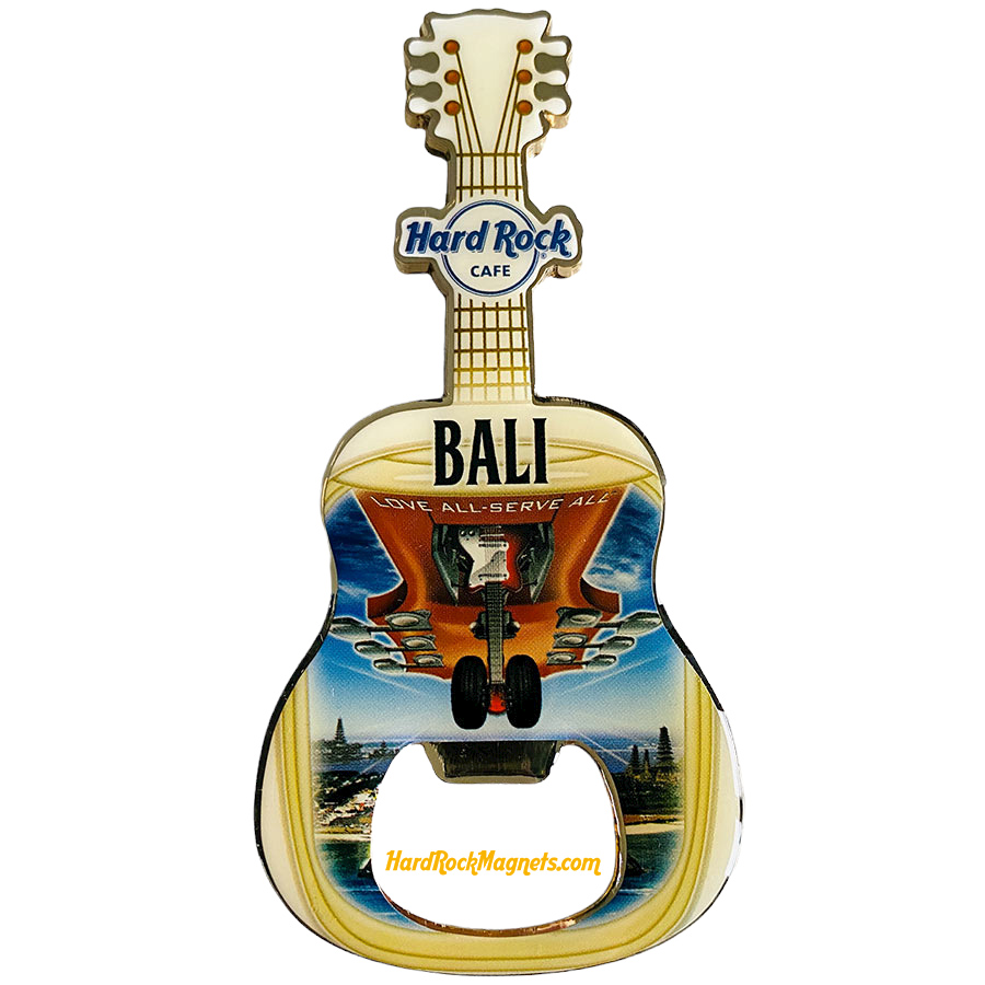 Hard Rock Cafe Bali Airport V+ Bottle Opener Magnet No. 1