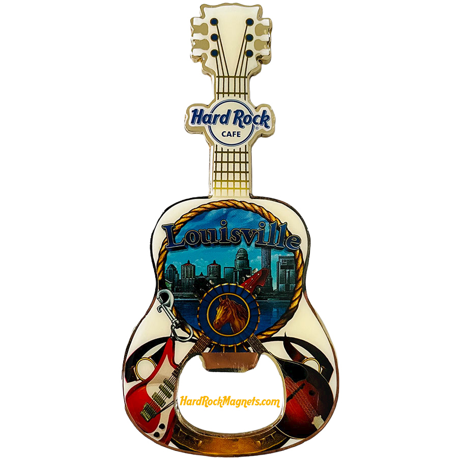 Hard Rock Cafe Louisville V+ Bottle Opener Magnet No. 3 (V15 version)