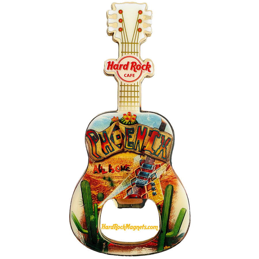 Hard Rock Cafe Phoenix V+ Bottle Opener Magnet No. 2 (V13 version)
