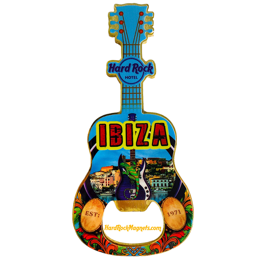 Hard Rock Hotel Ibiza V+ Bottle Opener Magnet No. 1