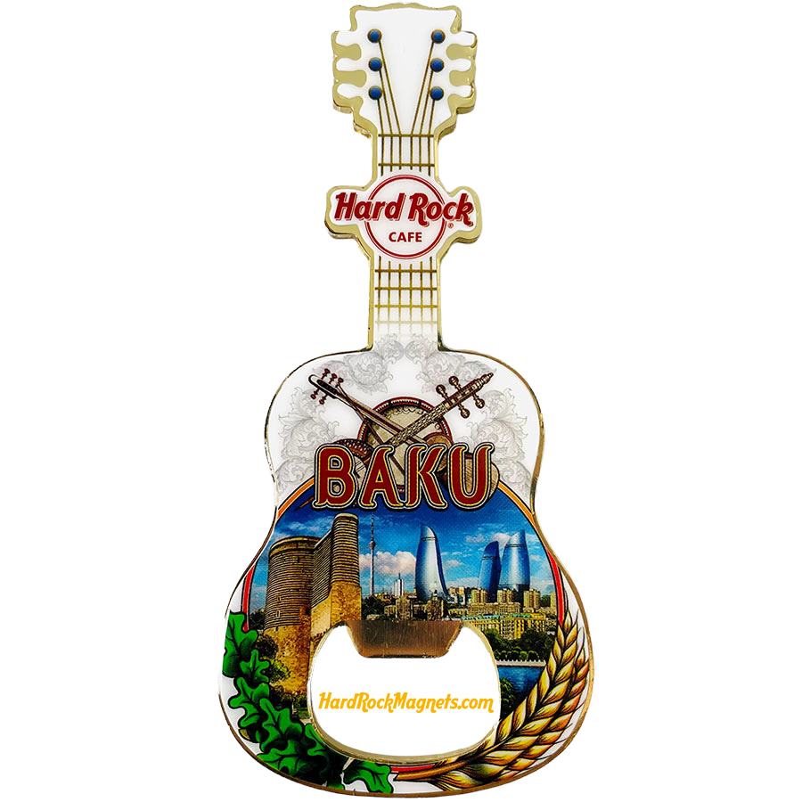 Hard Rock Cafe Baku V+ Bottle Opener Magnet No. 1