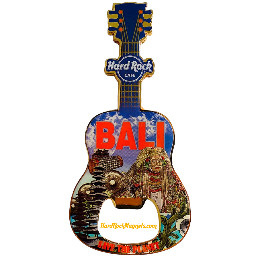 Hard Rock Cafe Bali V+ Bottle Opener Magnet No. 2