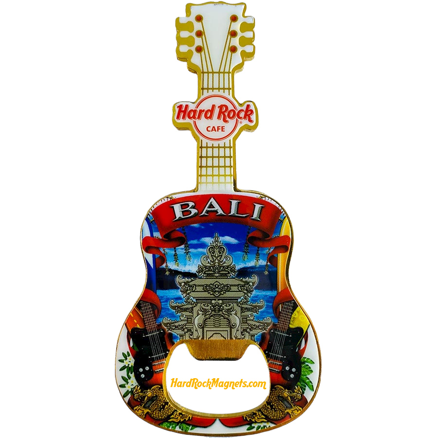 Hard Rock Cafe Bali V+ Bottle Opener Magnet No. 3