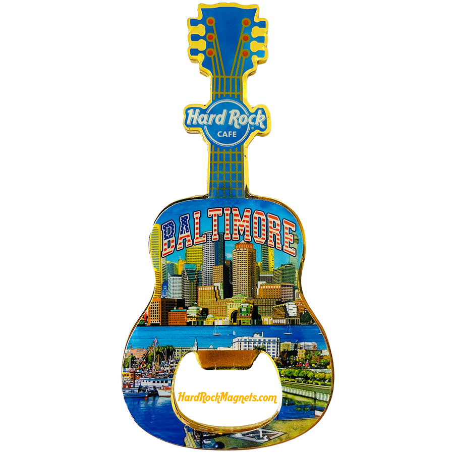 Hard Rock Cafe Baltimore V+ Bottle Opener Magnet No. 5 (V20 version)