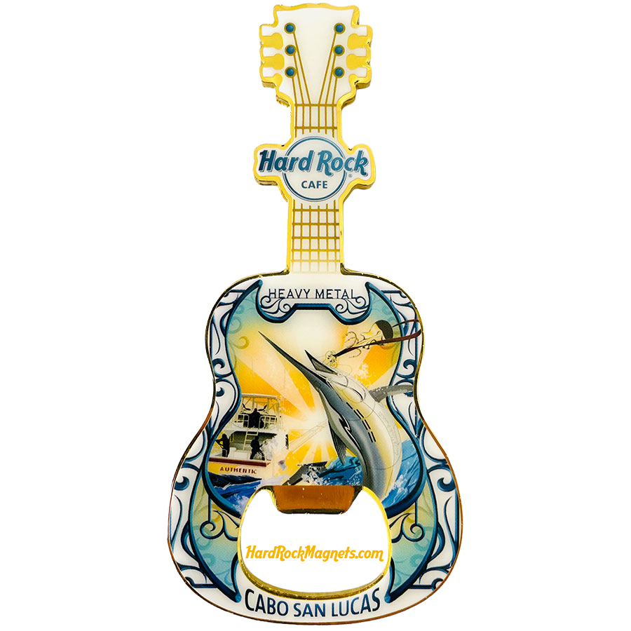 Hard Rock Cafe Cabo San Lucas V+ Bottle Opener Magnet No. 1