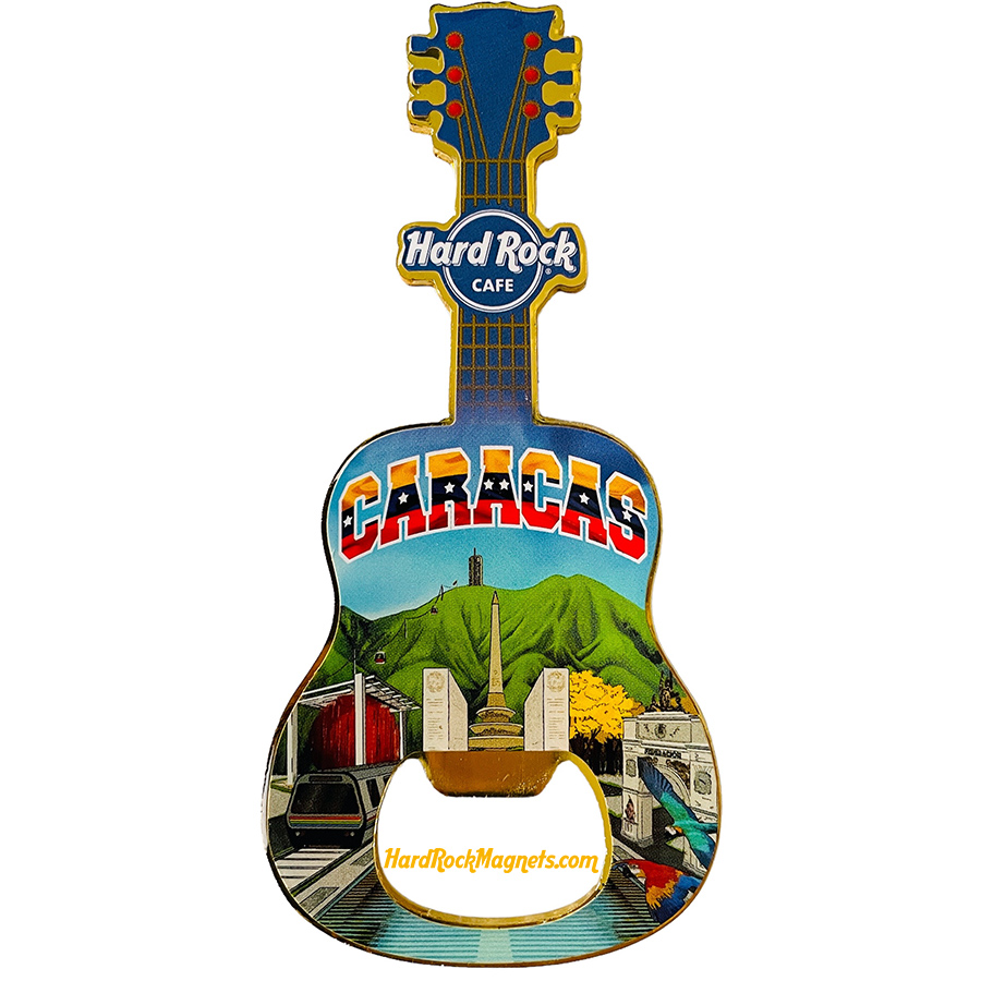 Hard Rock Cafe Caracas V+ Bottle Opener Magnet No. 2 (V20 version)