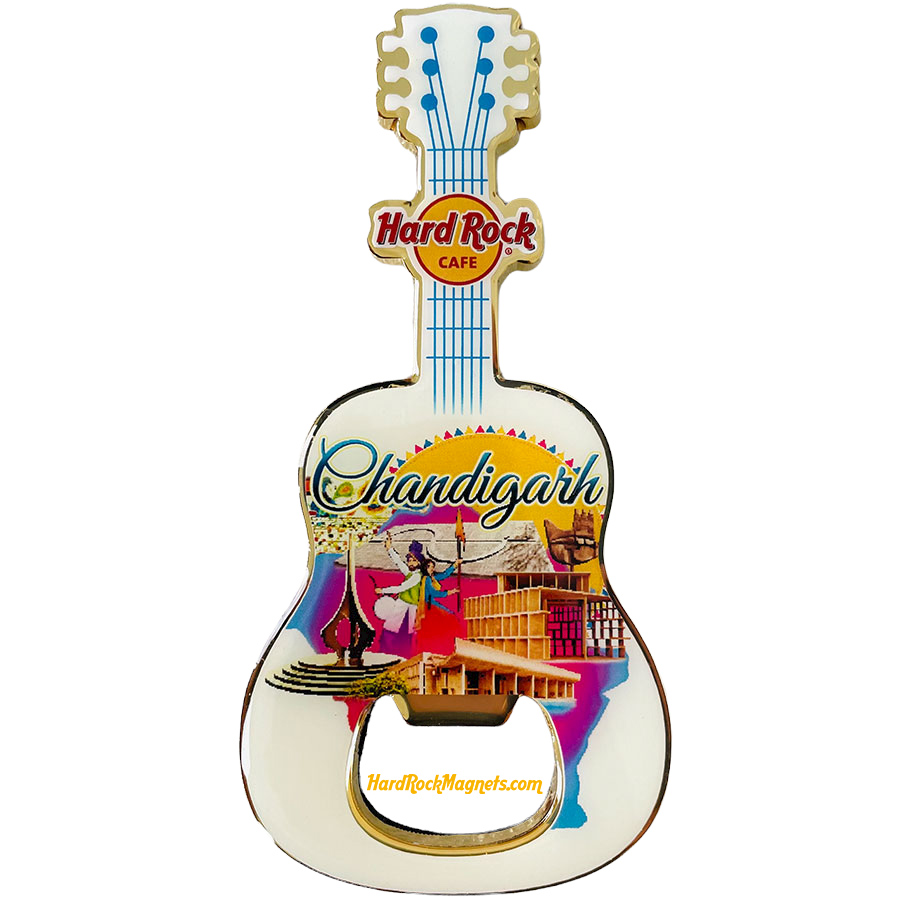 Hard Rock Cafe Chandigarh V+ Bottle Opener Magnet No. 1