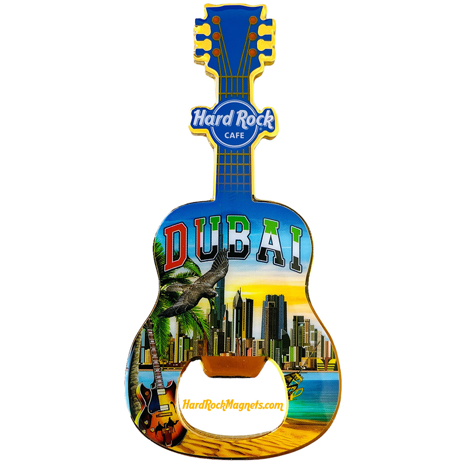 Hard Rock Cafe Dubai V+ Bottle Opener Magnet No. 5 (V20 Version)