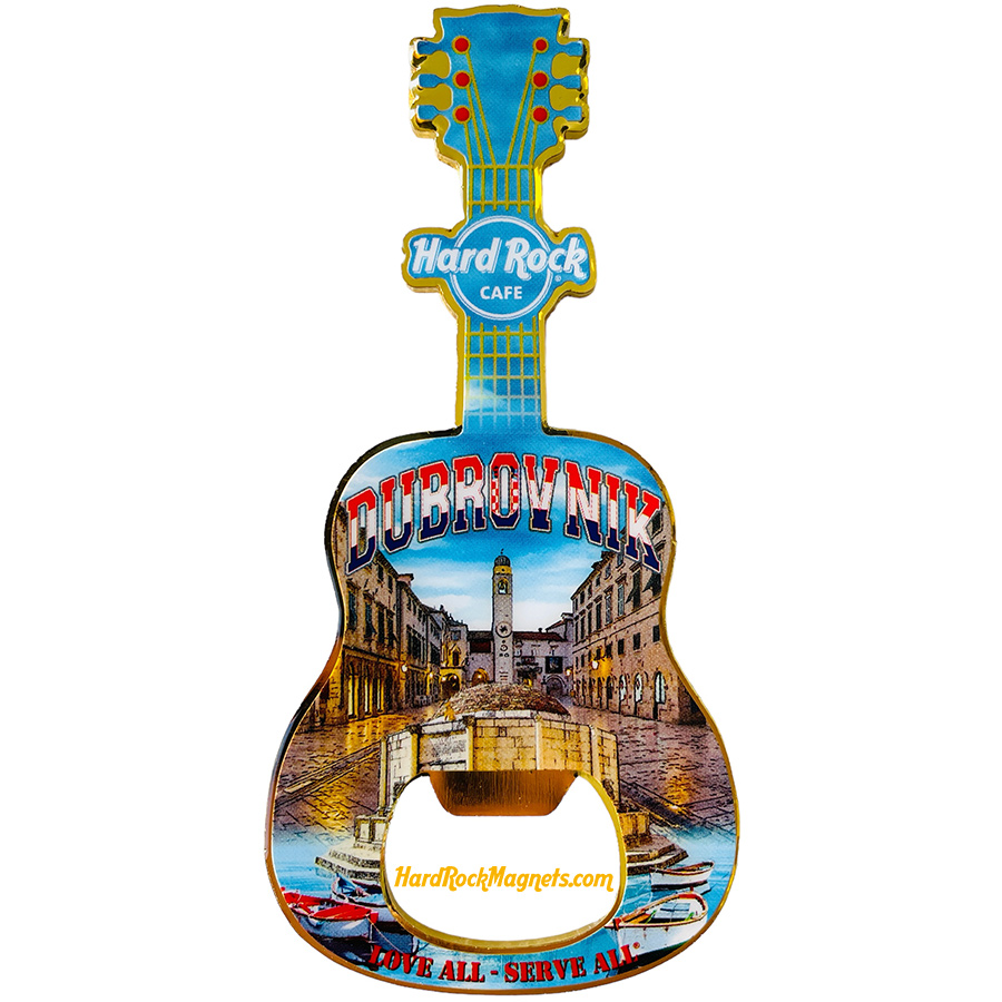 Hard Rock Cafe Dubrovnik V+ Bottle Opener Magnet No. 2 (V20 version)