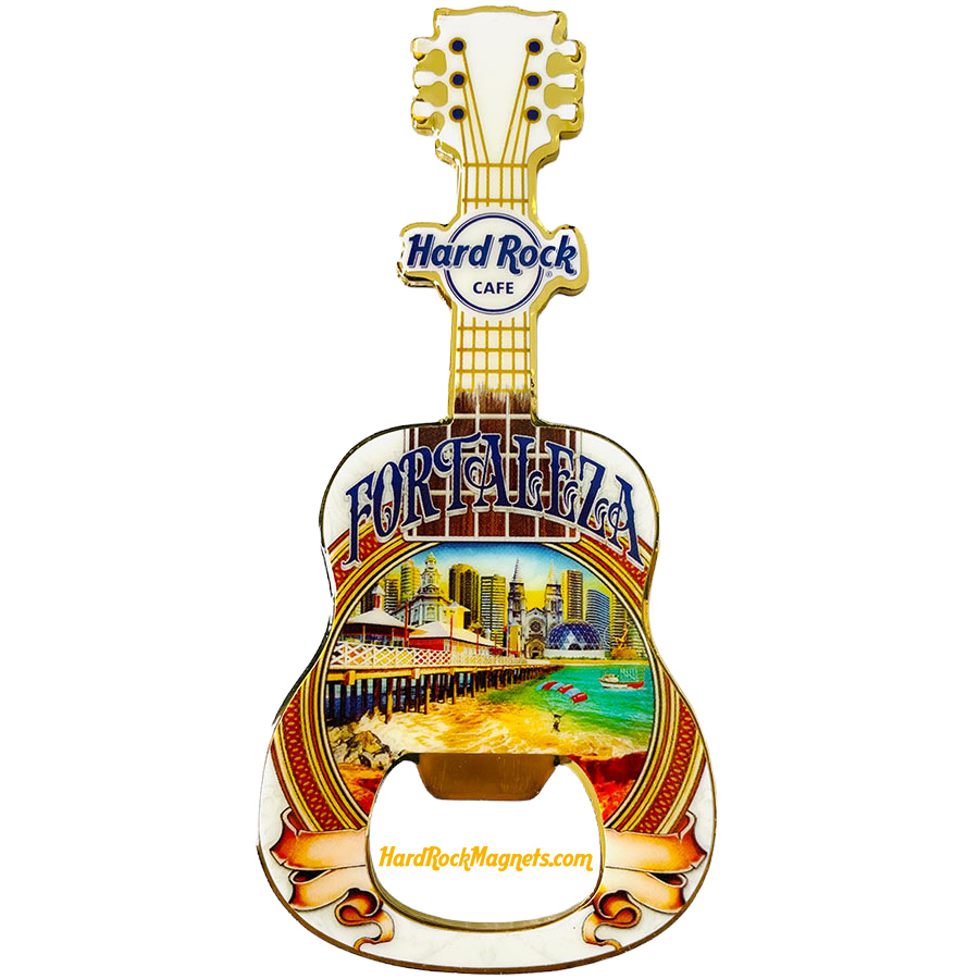 Hard Rock Cafe Fortaleza V+ Bottle Opener Magnet No. 1