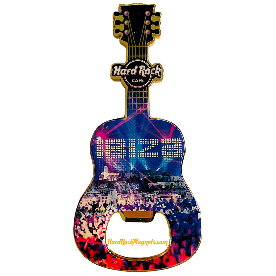 Hard Rock Cafe Ibiza V+ Bottle Opener Magnet No. 1