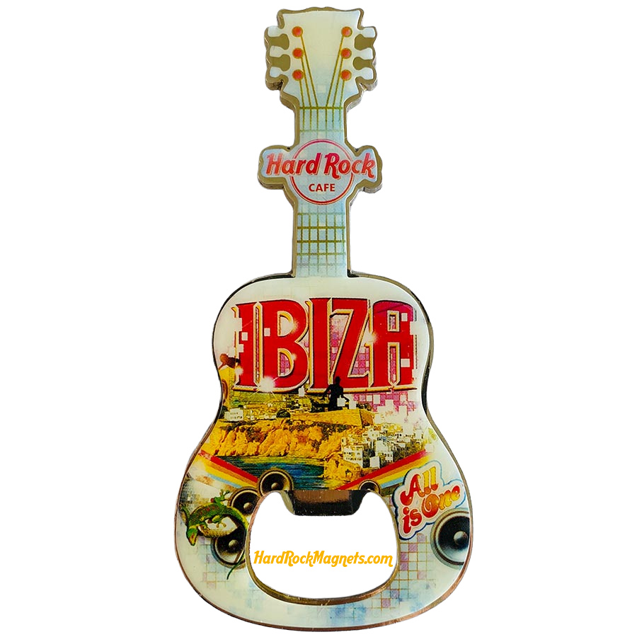 Hard Rock Cafe Ibiza V+ Bottle Opener Magnet No. 2