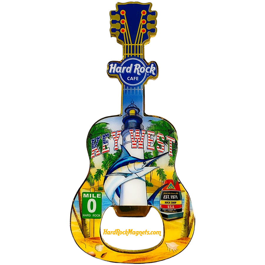 Hard Rock Cafe Key West V+ Bottle Opener Magnet No. 5 (V20 version)