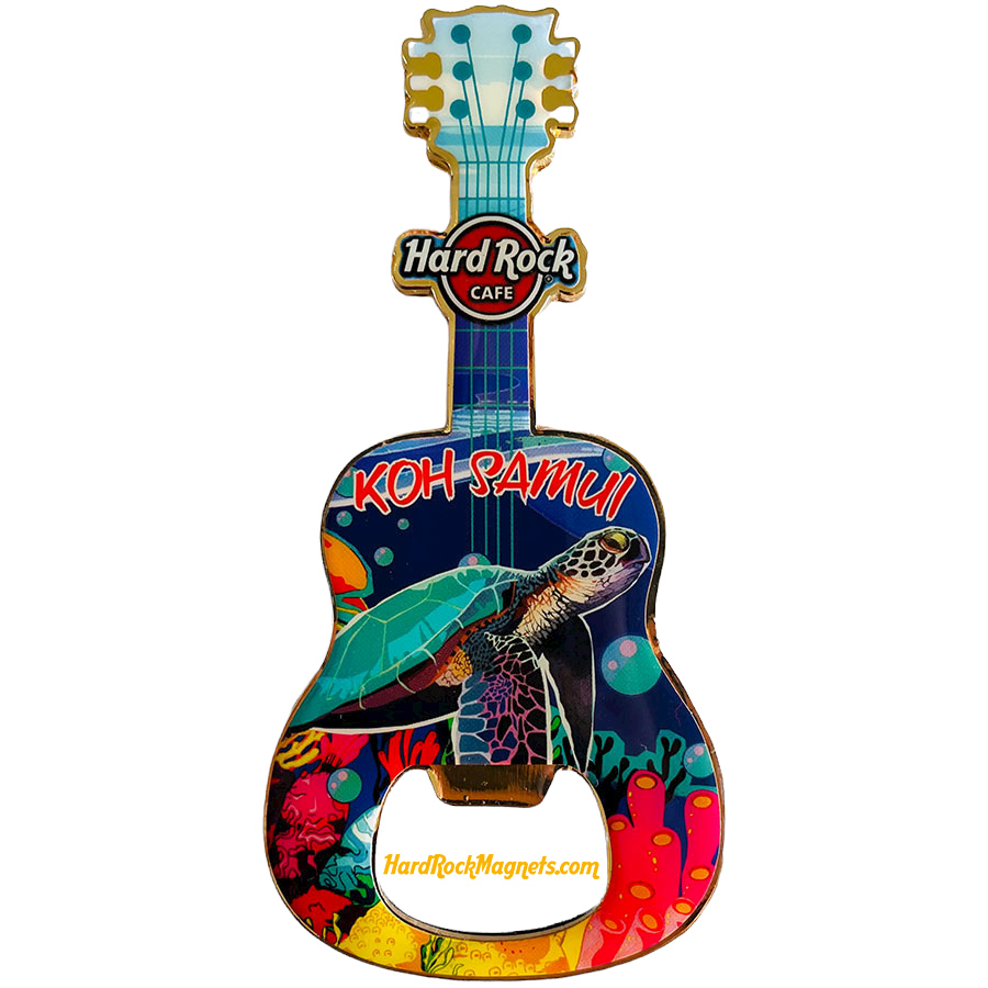 Hard Rock Cafe Koh Samui V+ Bottle Opener Magnet No. 6