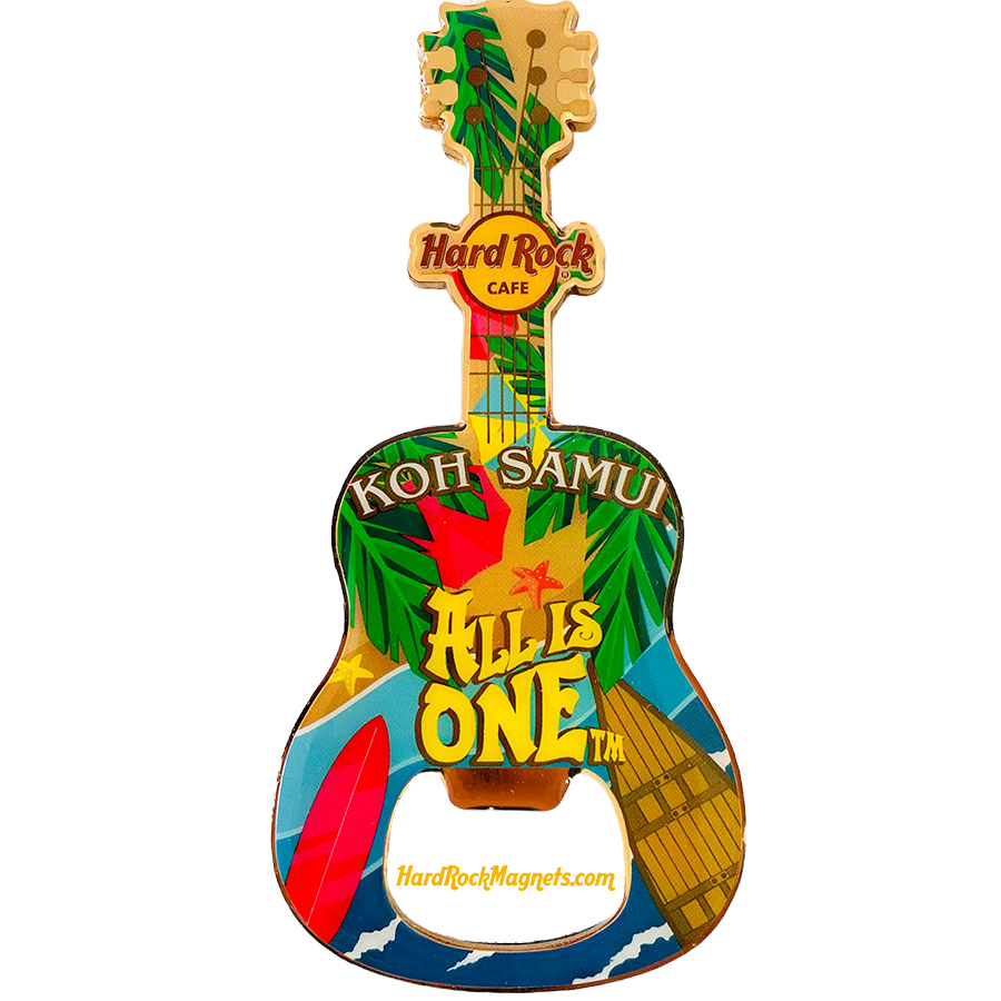 Hard Rock Cafe Koh Samui V+ Bottle Opener Magnet No. 7
