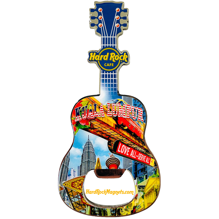 Hard Rock Cafe Kuala Lumpur V+ Bottle Opener Magnet No. 3 (V20 version)