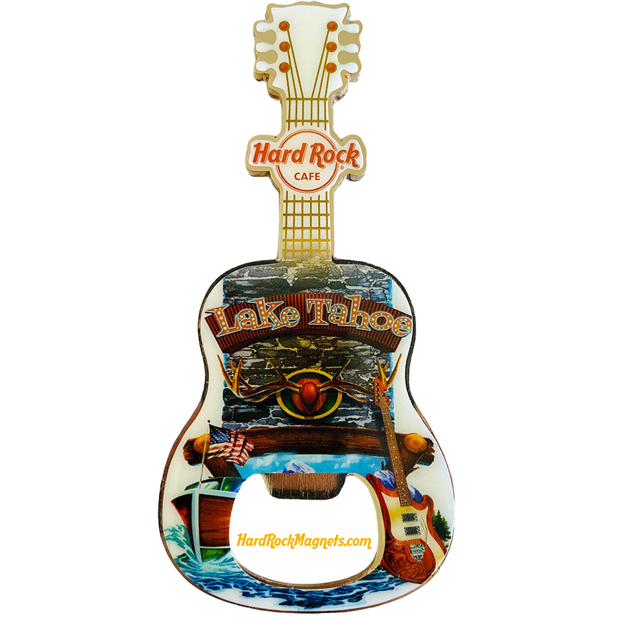 Hard Rock Cafe Lake Tahoe V+ Bottle Opener Magnet No. 3 (V15 version)