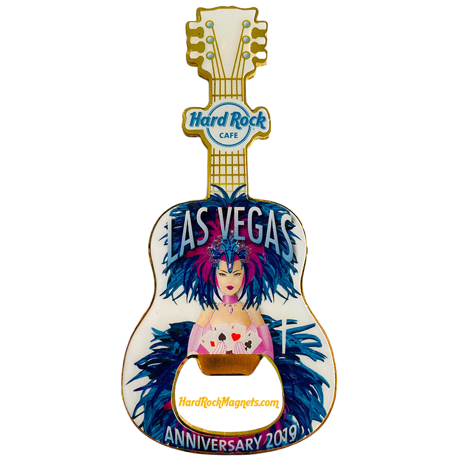 Hard Rock Cafe Las Vegas (The Strip) V+ Bottle Opener Magnet No. 5 (V19 version)