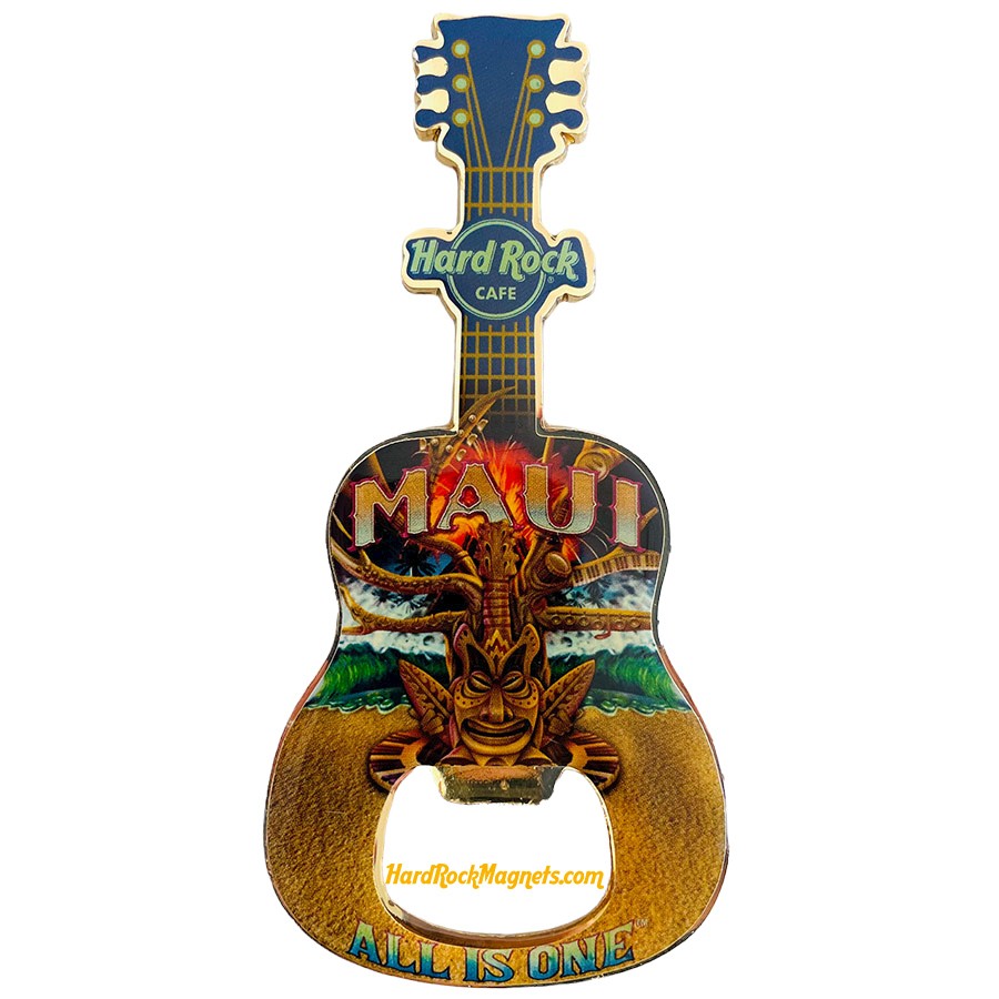 Hard Rock Cafe Maui V+ Bottle Opener Magnet No. 1 (V8 version)
