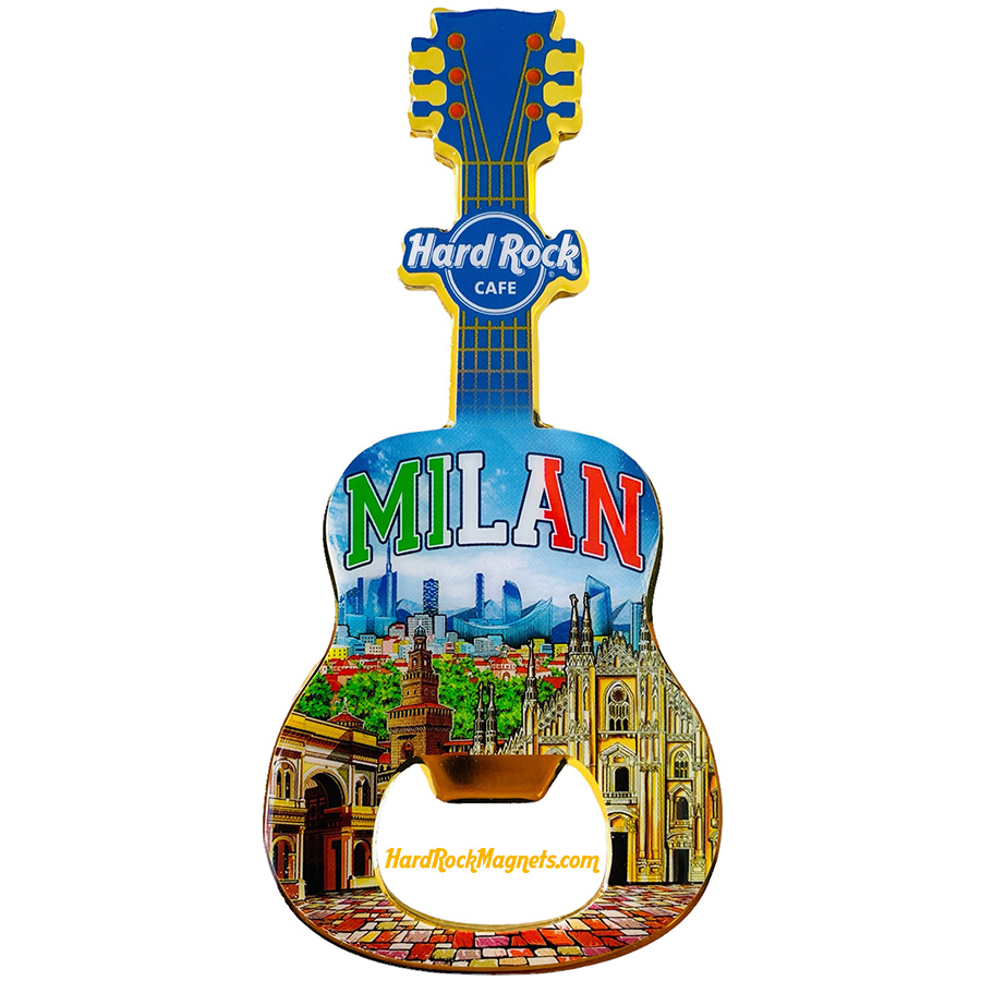Hard Rock Cafe Milan V+ Bottle Opener Magnet No. 1 (V20 version)