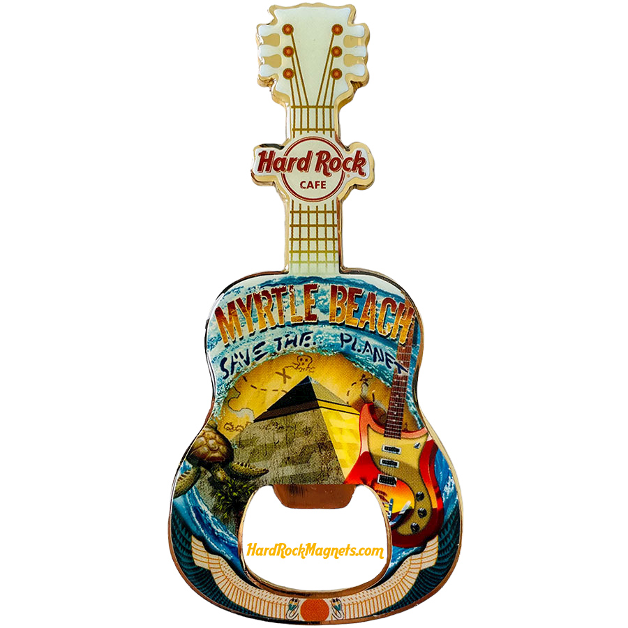 Hard Rock Cafe Myrtle Beach V+ Bottle Opener Magnet No. 3 (V13 version)