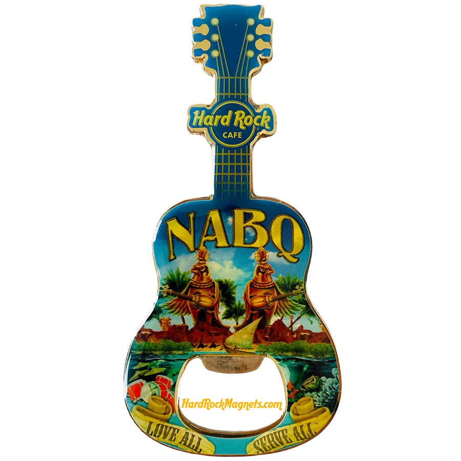 Hard Rock Cafe Nabq V+ Bottle Opener Magnet No. 1