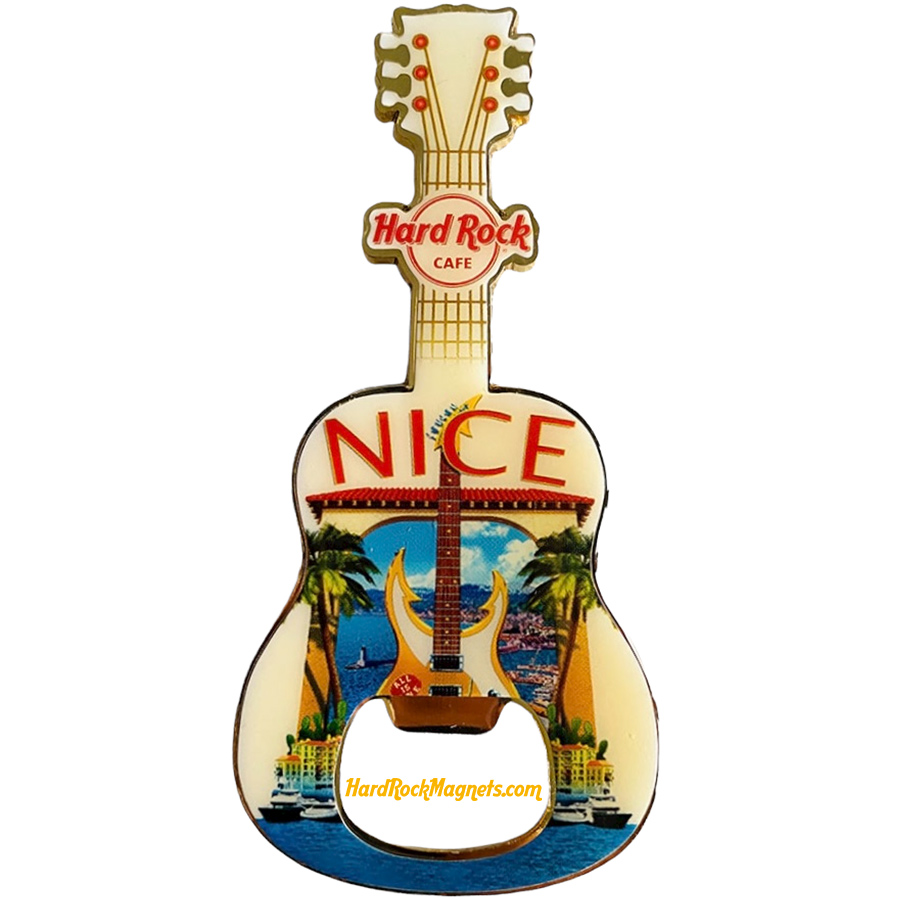 Hard Rock Cafe Nice V+ Bottle Opener Magnet No. 1 (V13 version)