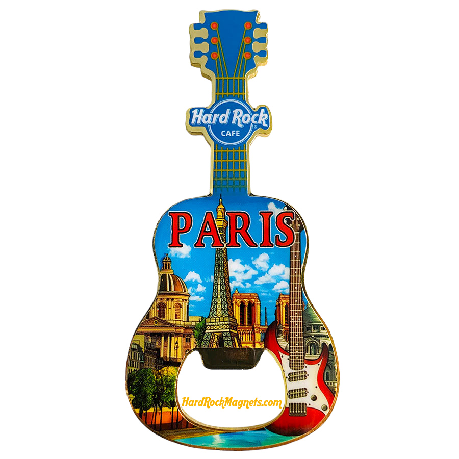Hard Rock Cafe Paris V+ Bottle Opener Magnet No. 3 (V16 version)