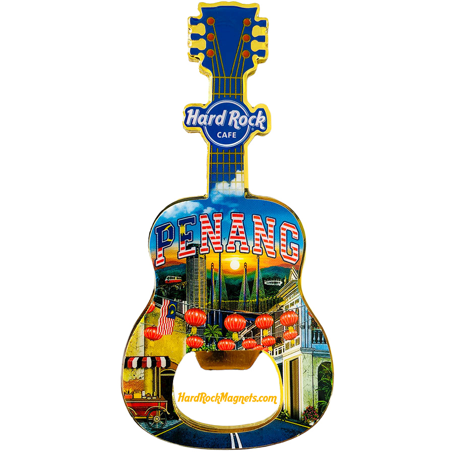 Hard Rock Cafe Penang V+ Bottle Opener Magnet No. 2 (V20 version)