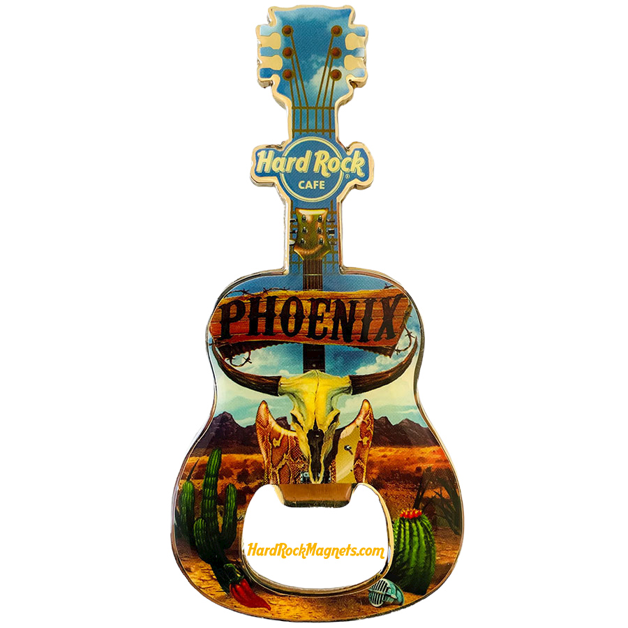 Hard Rock Cafe Phoenix V+ Bottle Opener Magnet No. 3 (V15 version)