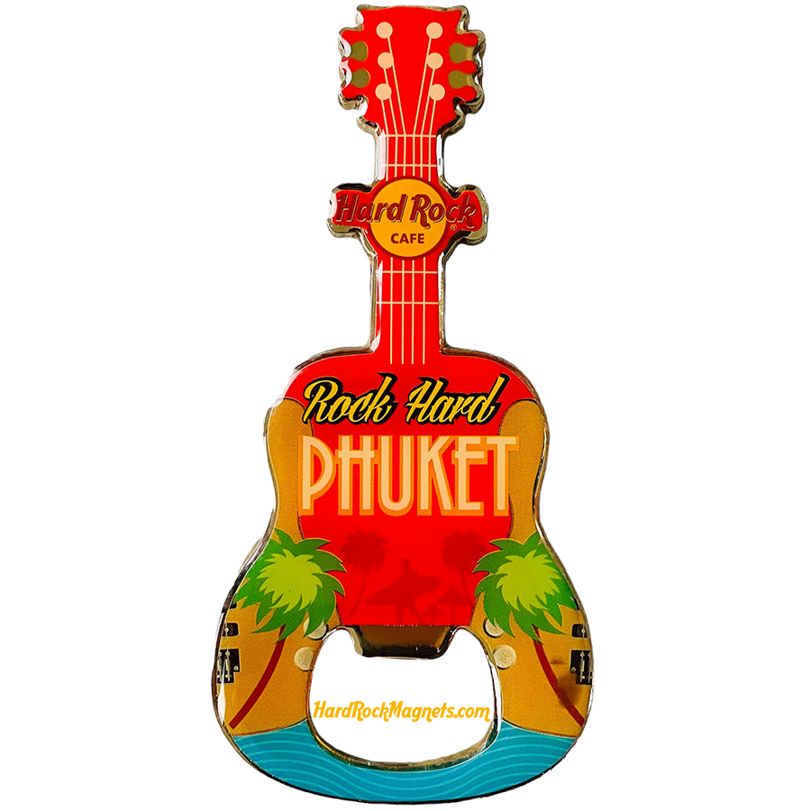 Hard Rock Cafe Phuket V+ Bottle Opener Magnet No. 2