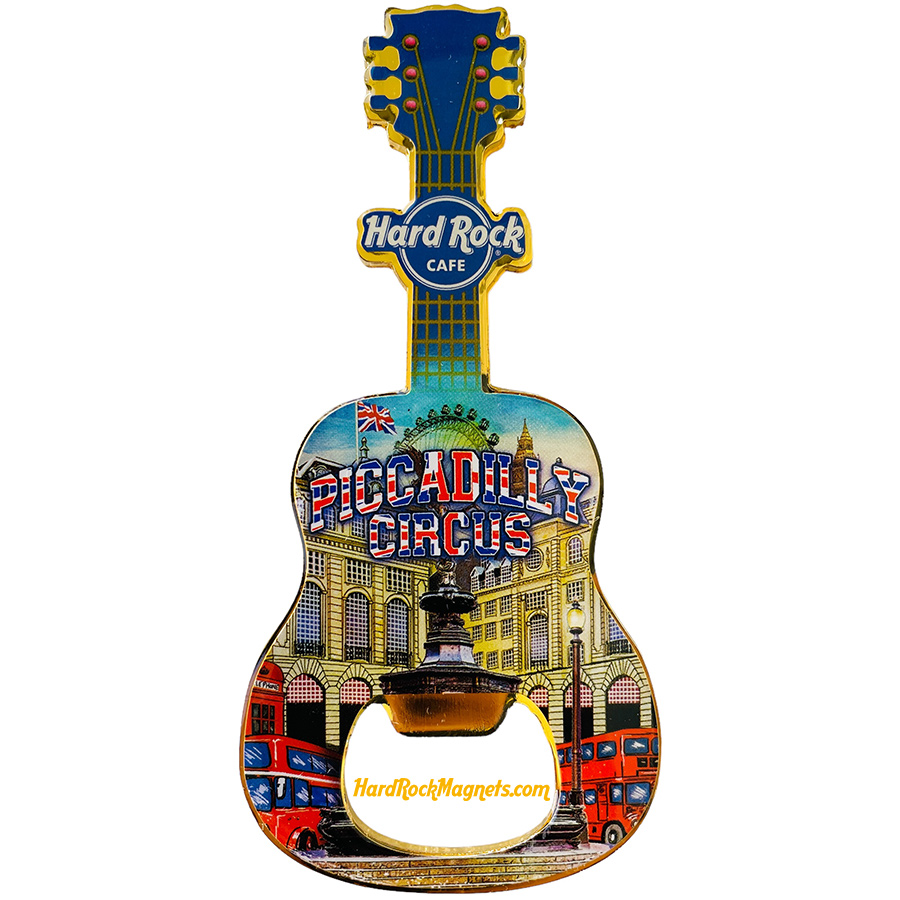 Hard Rock Cafe Piccadilly Circus V+ Bottle Opener Magnet No. 1 (V20 version)
