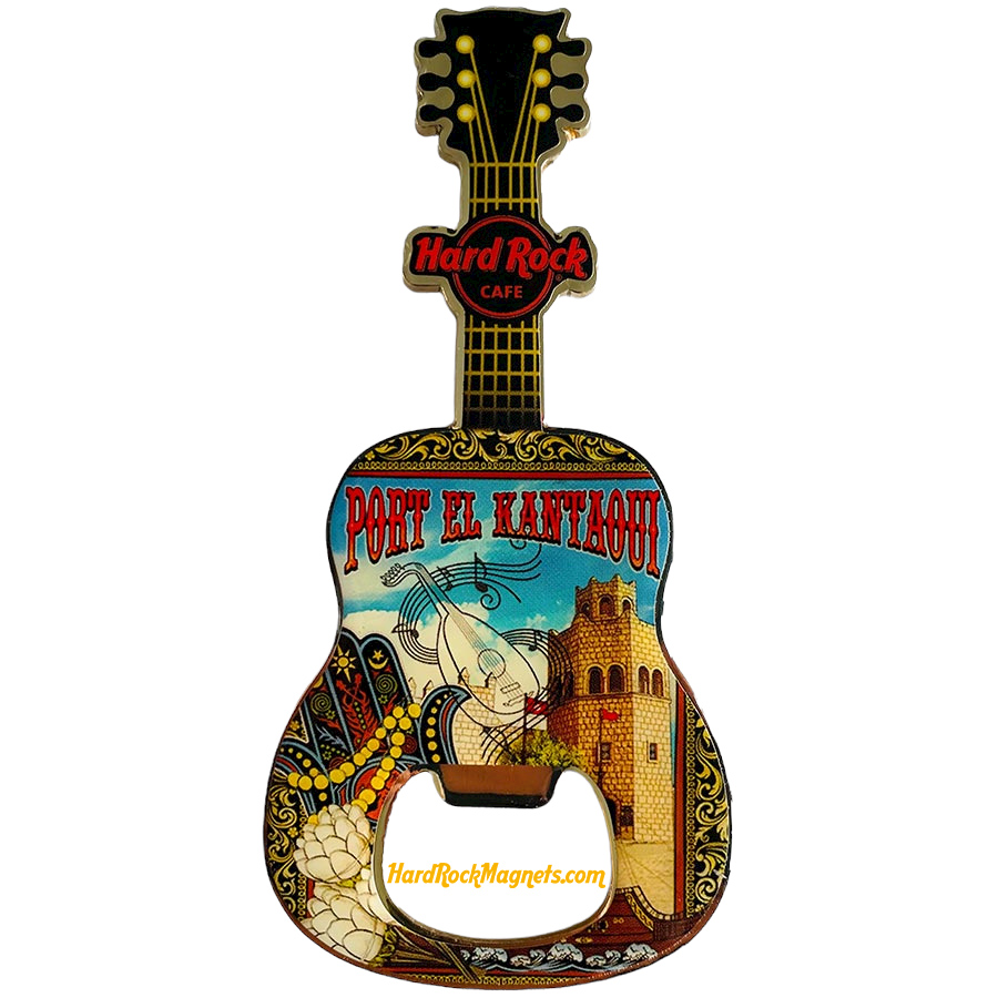 Hard Rock Cafe Port El Kantaoui V+ Bottle Opener Magnet No. 1