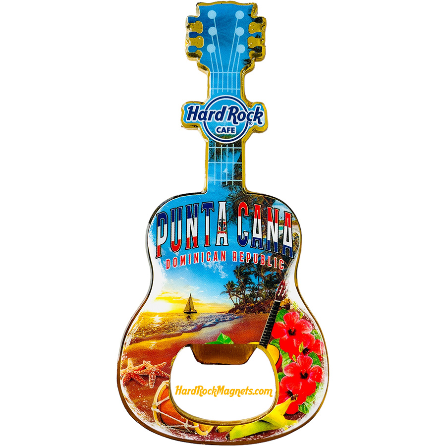 Hard Rock Cafe Punta Cana V+ Bottle Opener Magnet No. 3 (V20 version)
