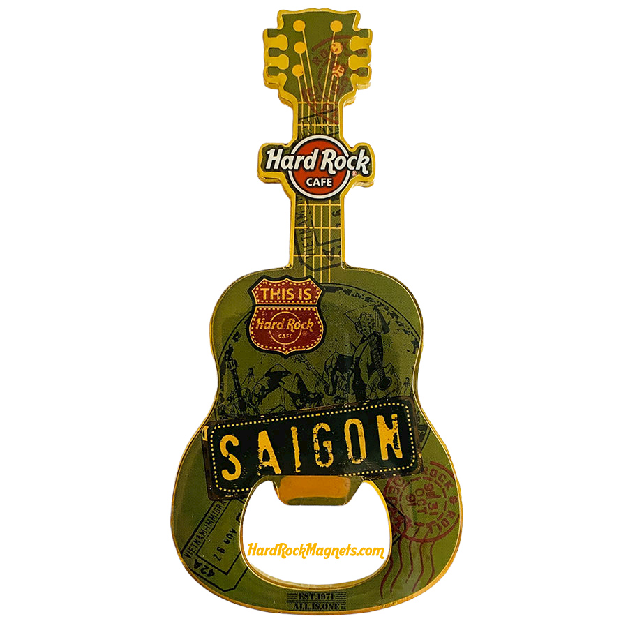 Hard Rock Cafe Saigon (Ho Chi Minh City) V+ Bottle Opener Magnet No. 3