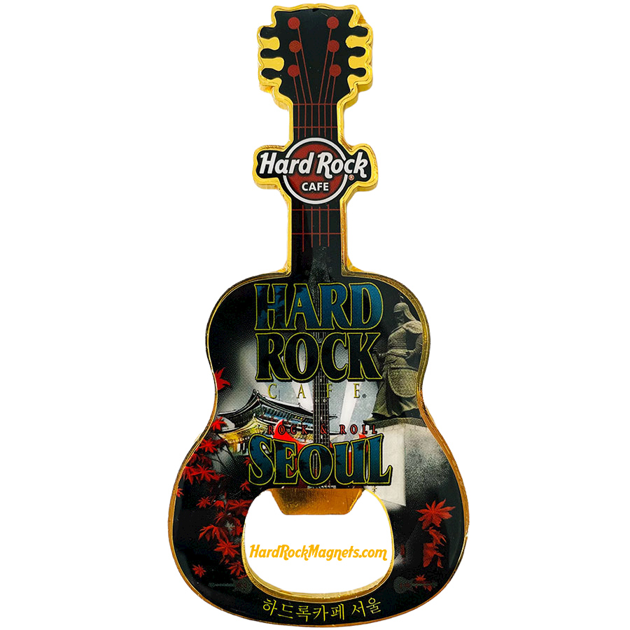 Hard Rock Cafe Seoul V+ Bottle Opener Magnet No. 2