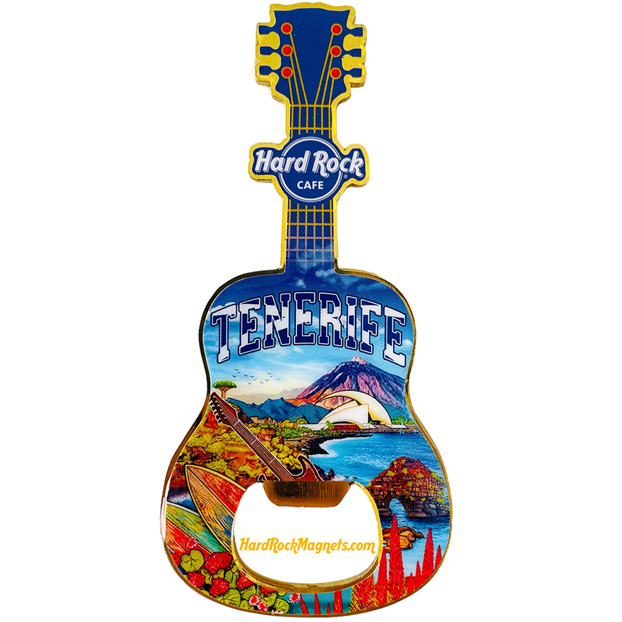 Hard Rock Cafe Tenerife V+ Bottle Opener Magnet No. 3 (V20 version)