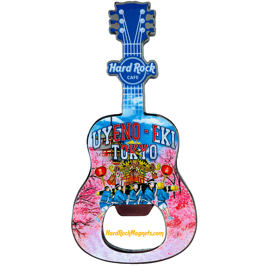 Hard Rock Cafe Tokyo Uyeno Eki V+ Bottle Opener Magnet No. 4 (V20 Version)