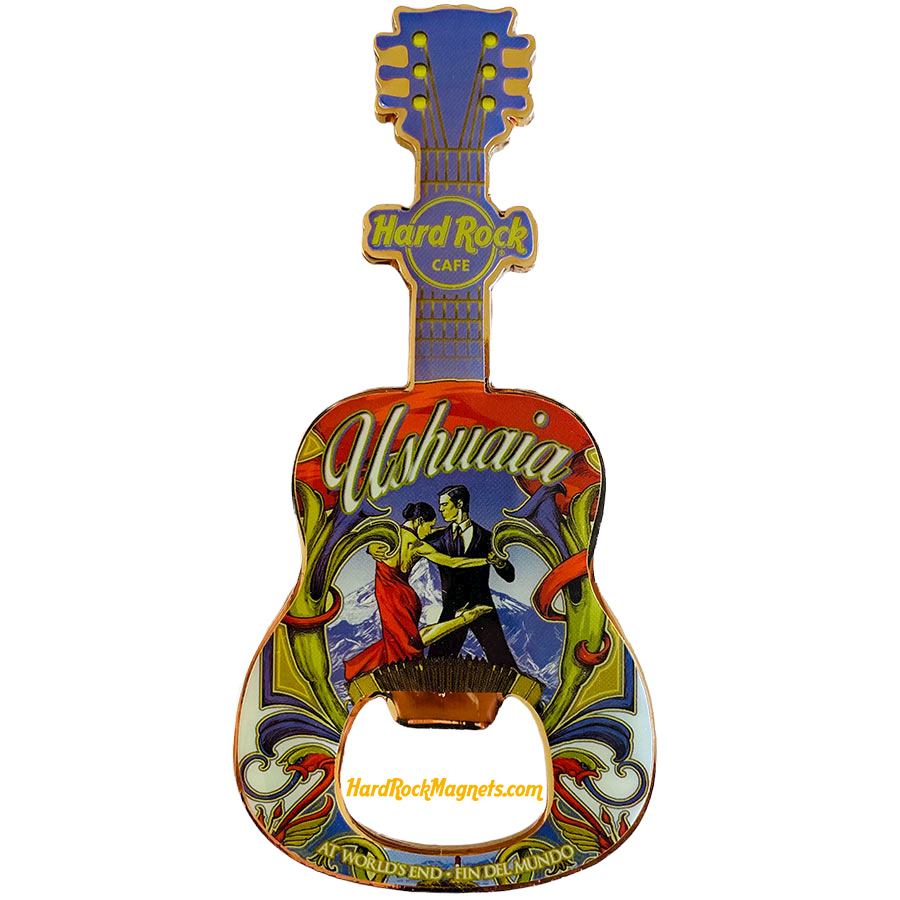 Hard Rock Cafe Ushuaia V+ Bottle Opener Magnet No. 1