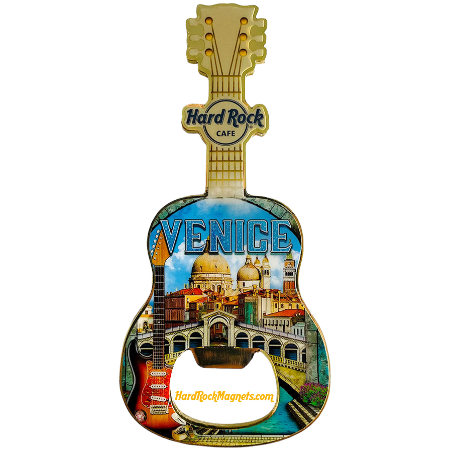 Hard Rock Cafe Venice V+ Bottle Opener Magnet No. 3 (V16 version)