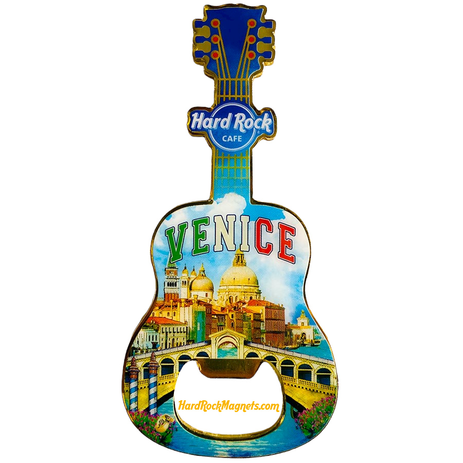 Hard Rock Cafe Venice V+ Bottle Opener Magnet No. 4 (V20 version)