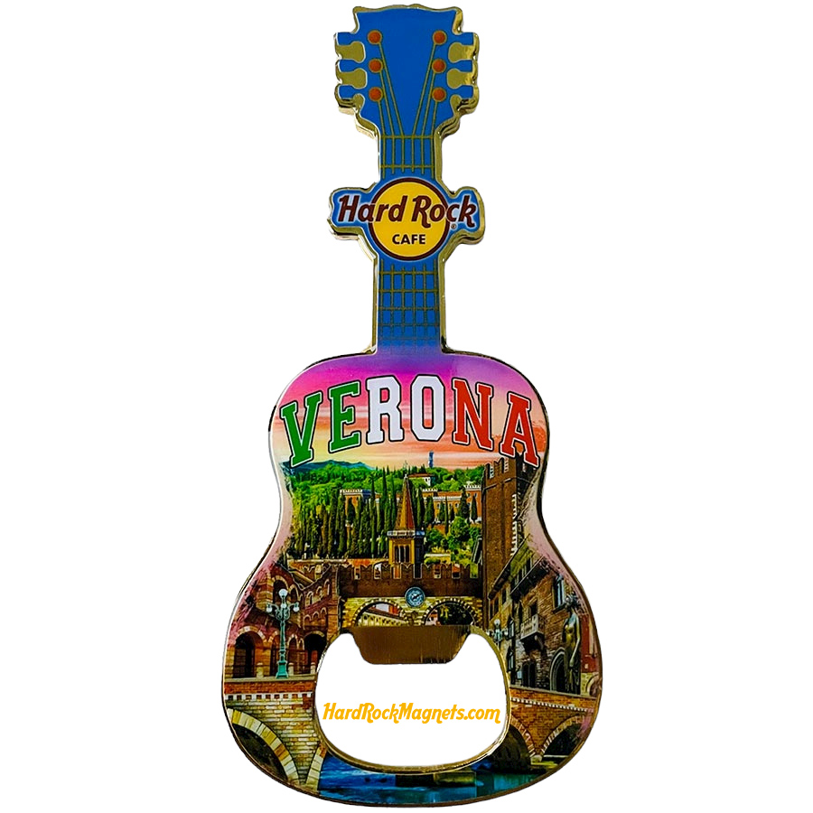 Hard Rock Cafe Verona V+ Bottle Opener Magnet No. 1 (V20 version)