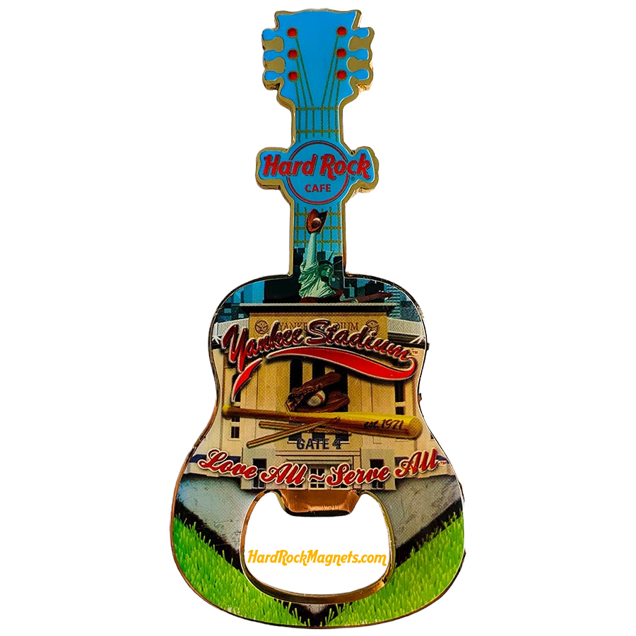 Hard Rock Cafe Yankee Stadium V+ Bottle Opener Magnet No. 3 (V12 version)