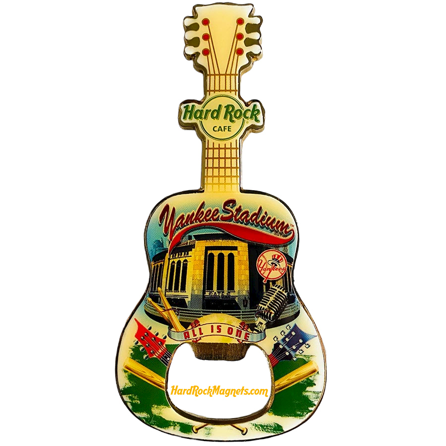 Hard Rock Cafe Yankee Stadium V+ Bottle Opener Magnet No. 4 (v13 version)