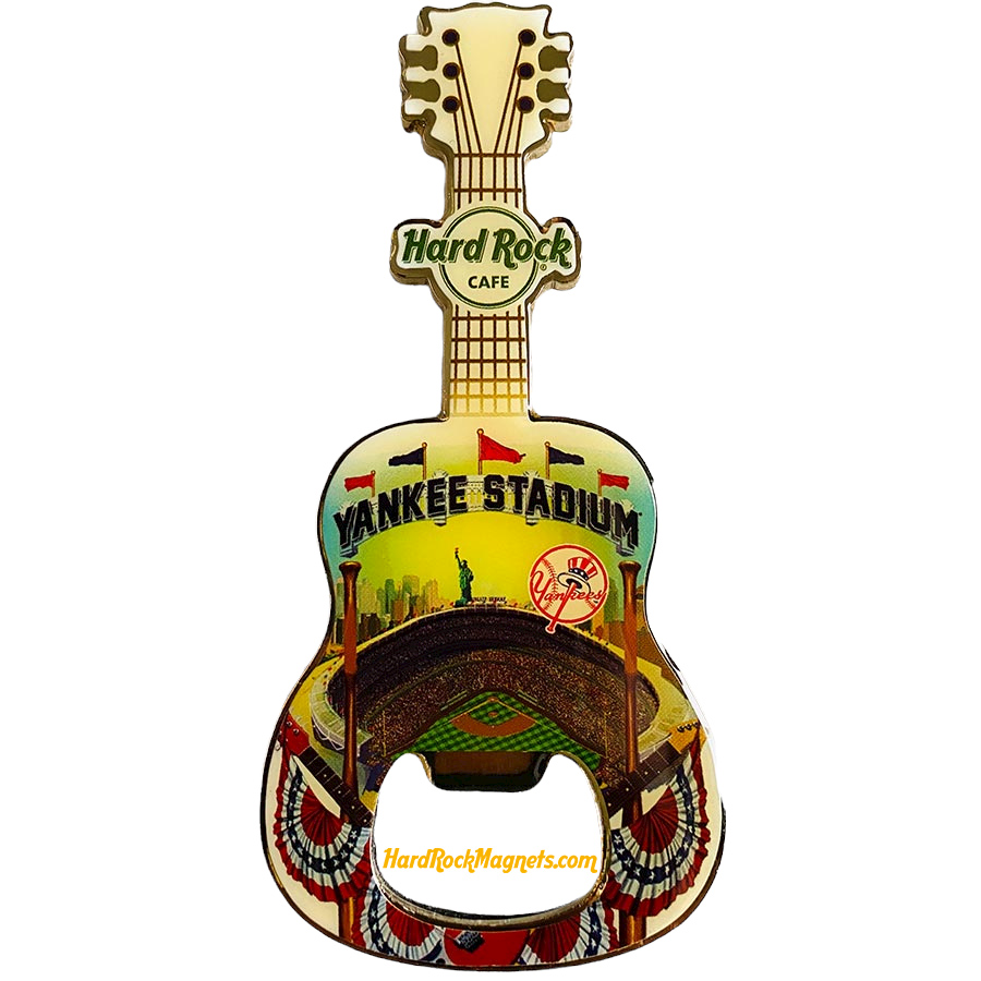 Hard Rock Cafe Yankee Stadium V+ Bottle Opener Magnet No. 6 (V15 version)