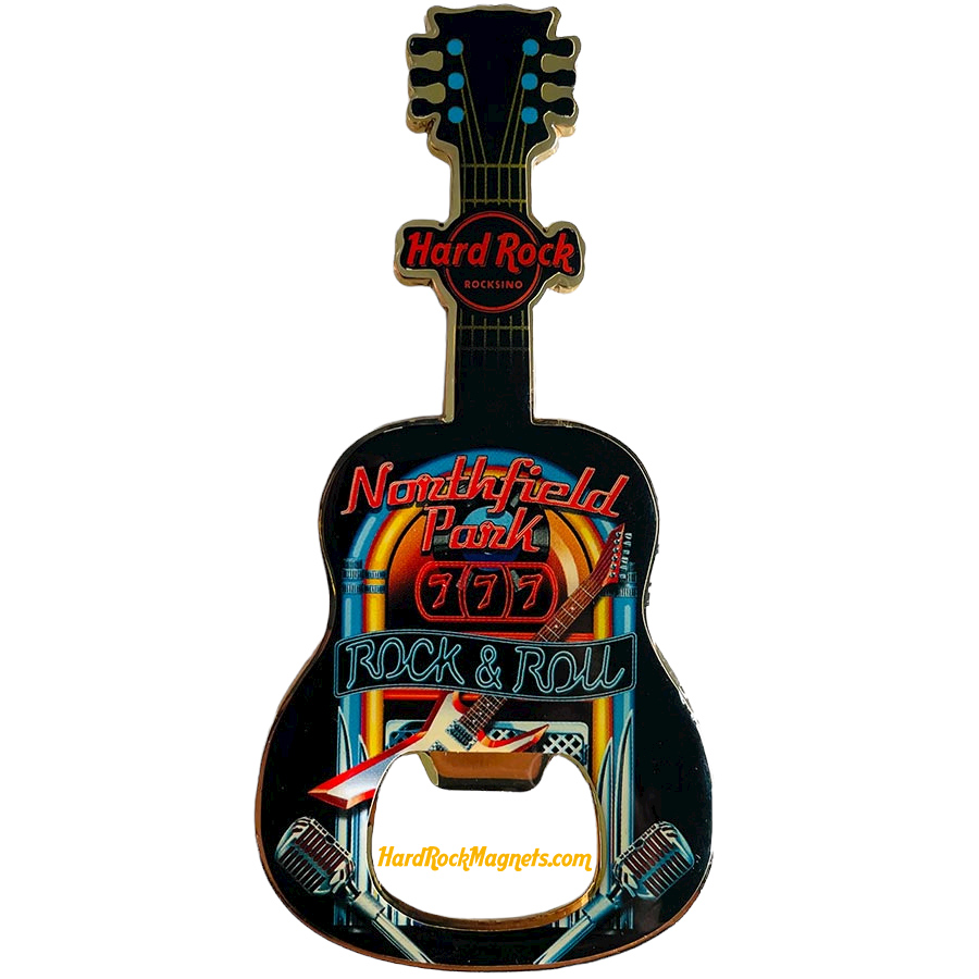 Hard Rock Casino Northfield Park V+ Bottle Opener Magnet No. 1